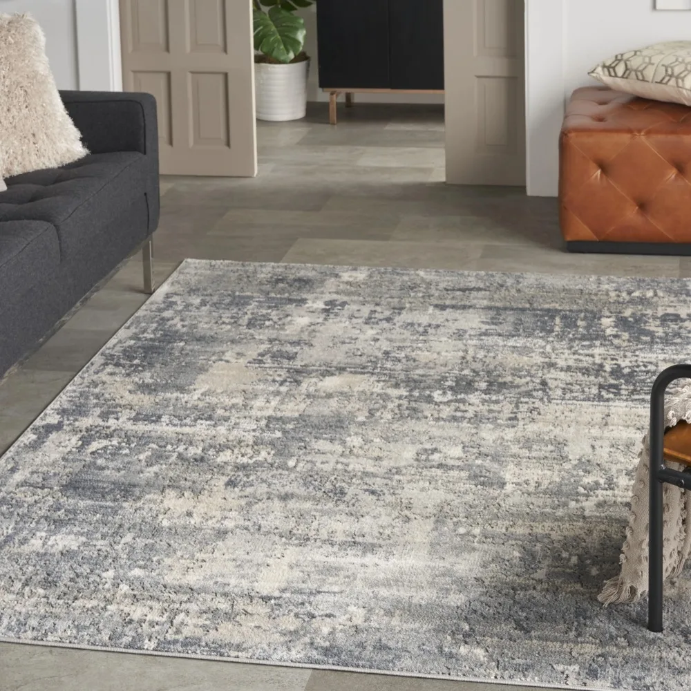 

Concerto Abstract Grey/Beige 3'9 x 5'9 Area Rug, (4x6)