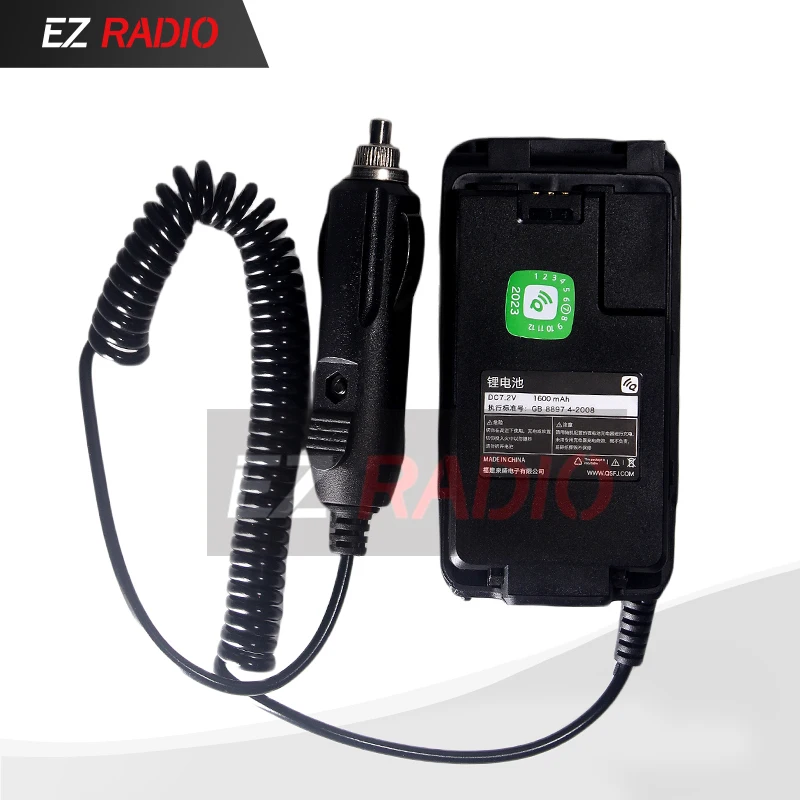 Quansheng UV-K58 Battery Eliminator DC 12V Input Voltage Car Charger Walkie Talkie For UV-K6 UV-5RPlus Two Way Radio Accessories