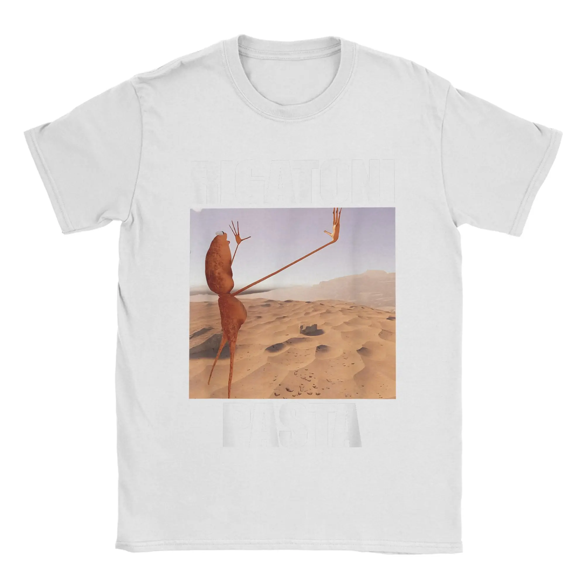 رهيبة ماركوس الدودة ريجاتوني المعكرونة تي شيرت الرجال الجولة الرقبة القطن تي شيرت قصير الأكمام تيز هدية الملابس #5