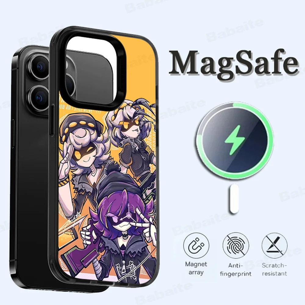 Classic Anime M-Murder D-Drones Phone Case Magnetic Case For IPhone 16 14 13 12 11 15 Pro Max Plus For Magsafe Wireless