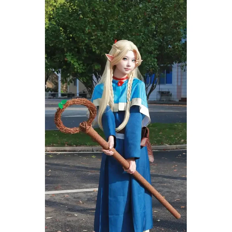 هولون لذيذ الزنزانات ميشي أنيمي مارسيل تأثيري حلي شعر مستعار شال عباءة سروال فستان روز صافي هالوين هدية الكريسماس