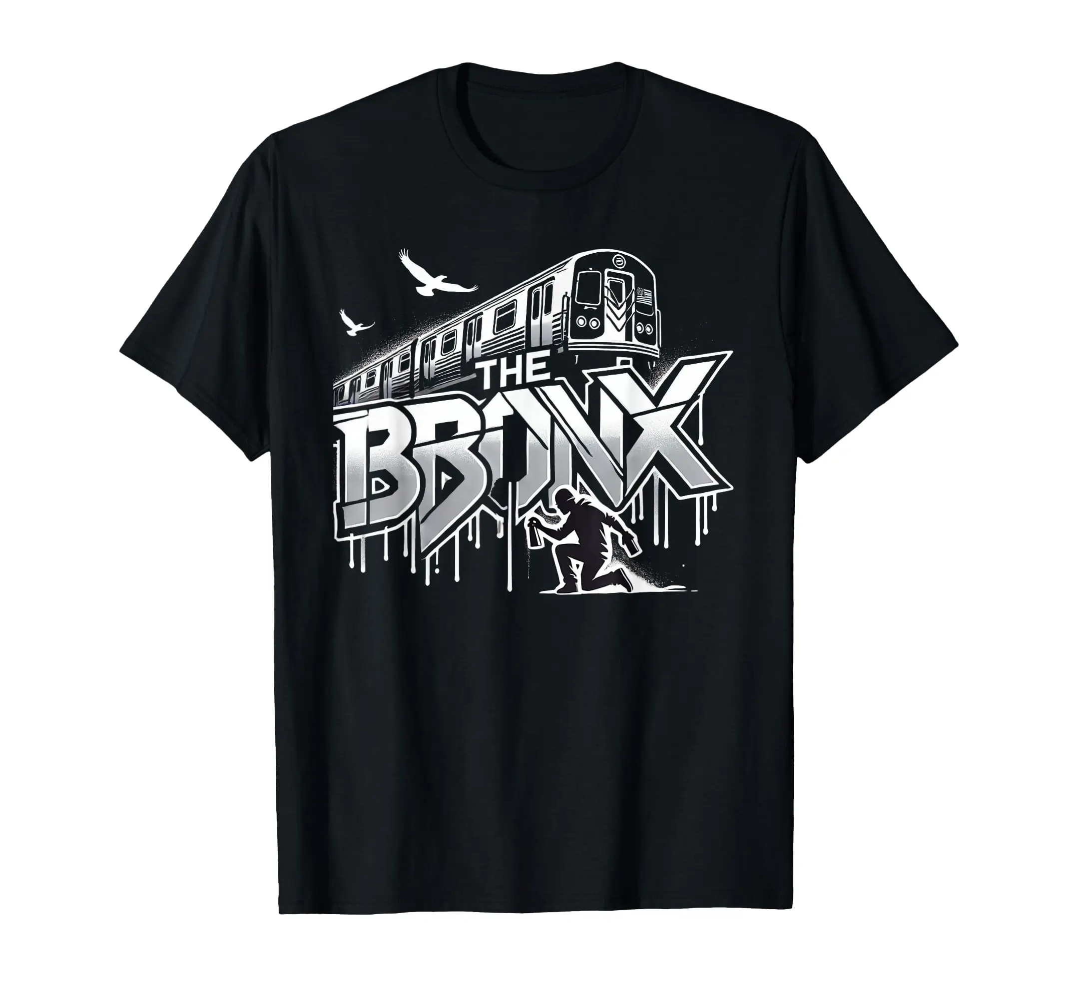 Camiseta HIP-HOP 50 años de edad The BRONX NEW YORK CITY Subway Graffiti