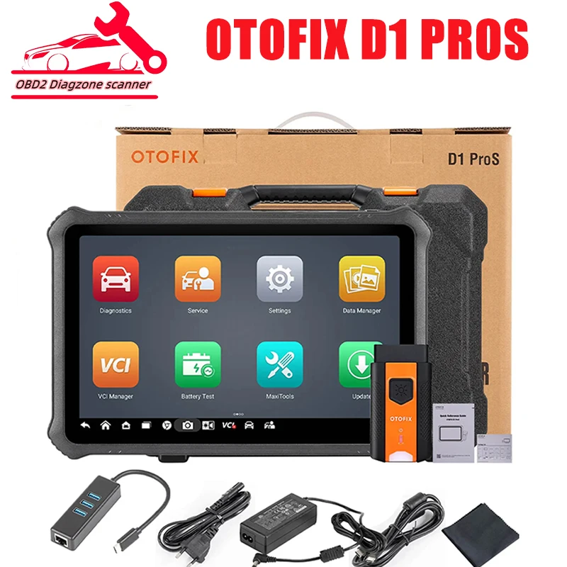 

2024 Advanced ECU Coding 40+ Service Full System Diagnostics DoIP/CANFD Key Programming OTOFIX D1 PROS Car Diagnostic Tool