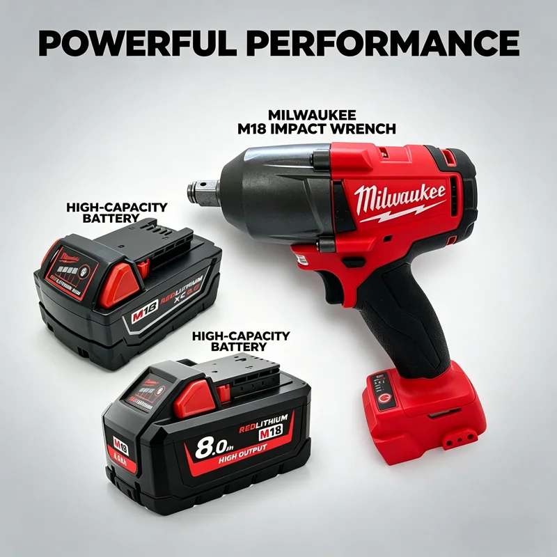 

Оригинальный красный литий-ионный аккумулятор Milwaukee 18В 6000мАч, перезаряжаемая батарея для электроинструментов серии Milwaukee M18 48-11-1850 48-11-1860