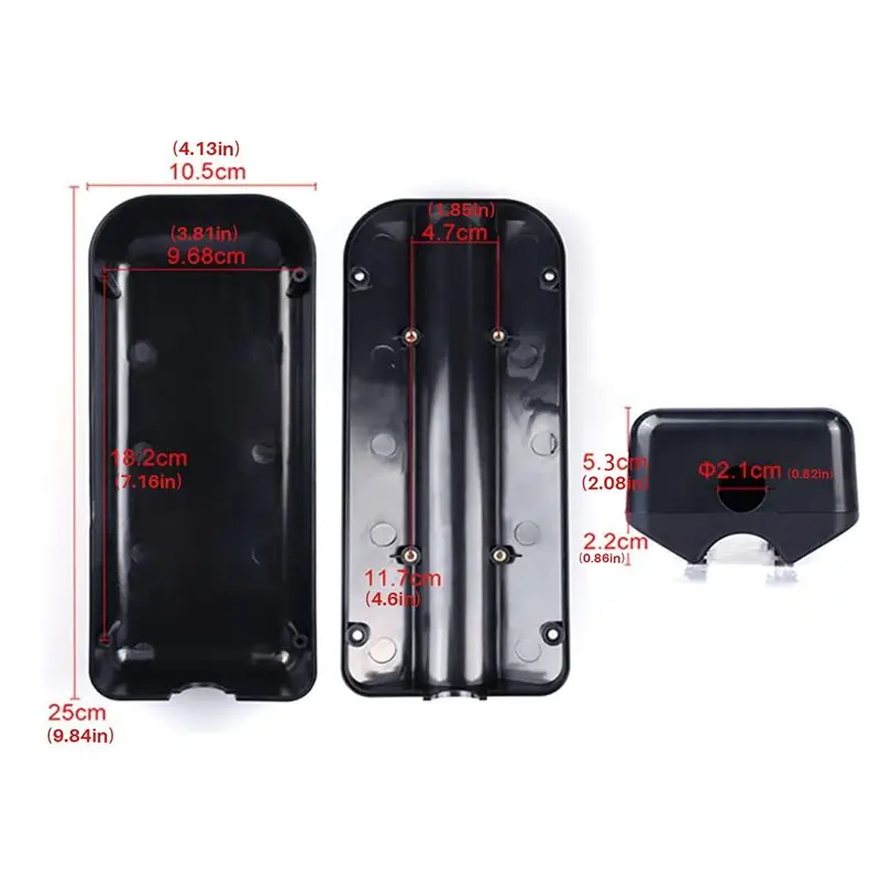 Leading-Edge-4X Extra-Large Plastic Controller Box For Electric Bike Ebike Moped Scooter Mountain Bike Protection Case