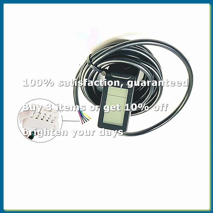 ●Electric Bike Display KT LCD4 E-Bike LCD Display 36V 48V Ebike Computer for E Bike Kunteng Controller SM Connector