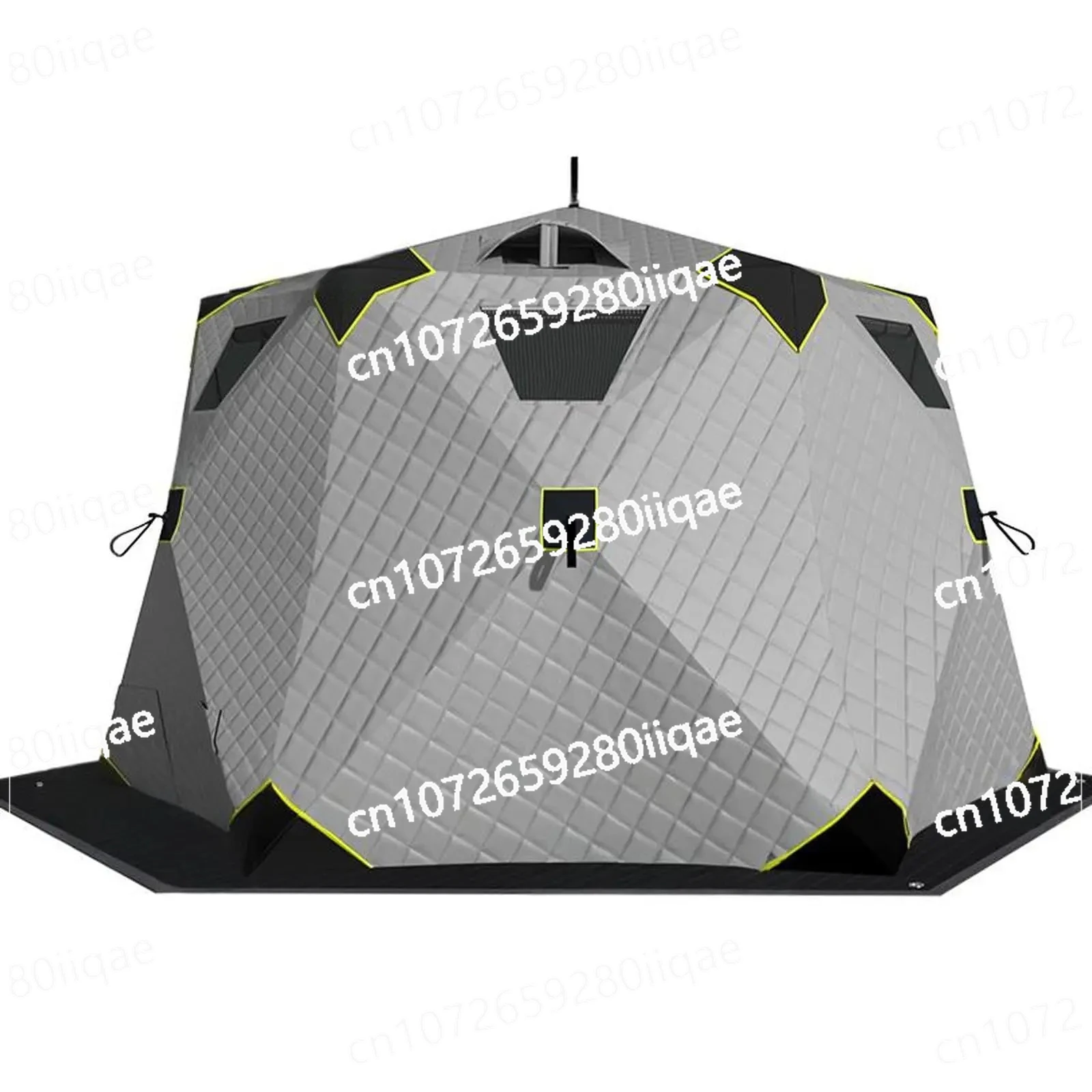 

Изолированная палатка для зимней рыбалки с подолом и подолом, зимнее укрытие для детей 6-7 человек