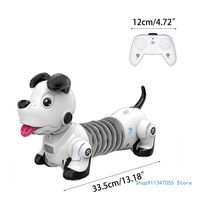 Interactive Robot Dog Toy Stunt Dog Robot Dachshund Electronic Pet Dog Drop shipping