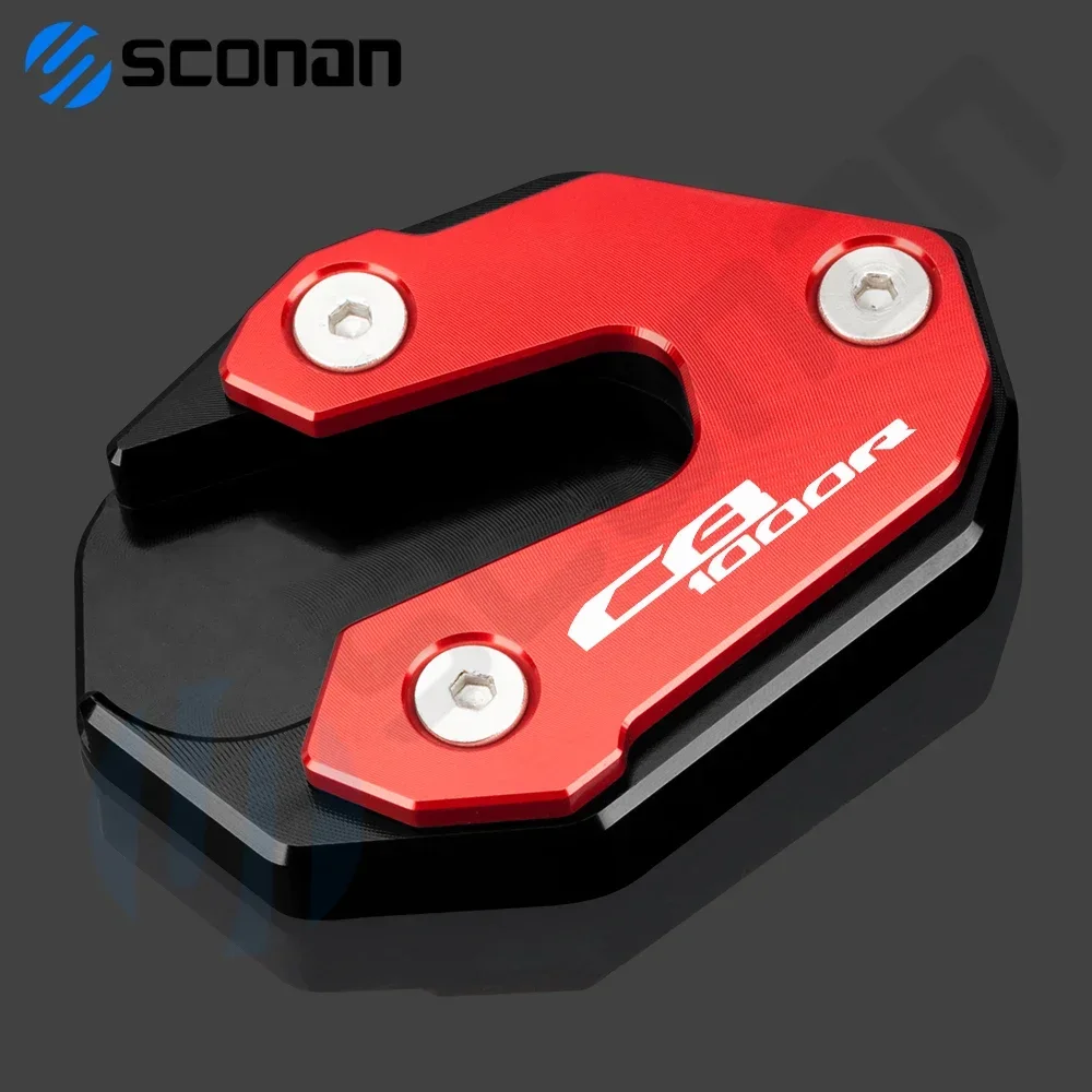 ل CB1000R CB 1000R CB1000 R 2018-2020 2021 2022 دراجة نارية الملحقات مسنده القدم الجانب حامل تمديد وسادة دعم لوحة