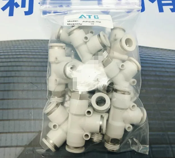 

10pcs/1Bag New AirTAC APD8-02 APD802 Fittings