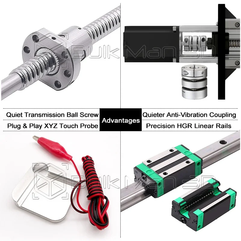 Imagem -05 - Ultimate-cnc Fresadora de Madeira Cnc Router Gravação Kit Completo Atualizado Parafuso de Esferas Conduzido Bulkman3d 1000x1500 mm 21 Desconto