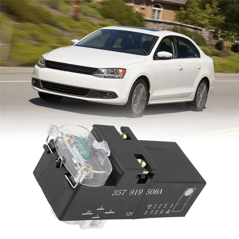 

Relay 357919506A 3A0919506 Forvolkswagen Golf Jetta Passat Cooling Fan Relay Control Unit Module