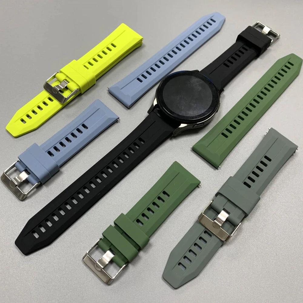 22mm Silicone Strap For COROS APEX 4 42mm/PACE Pro Sports Replace Wristband For COROS PACE 3 APEX 46mm 2 Pro Smartwatch Bracelet