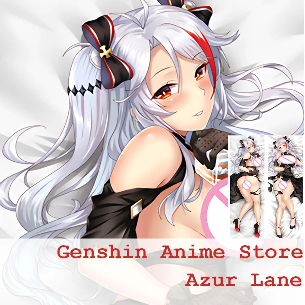 Dakimakura Anime Azur Lane Prinz Eugen funda de almohada para el cuerpo Otaku cama para dormir decoración del hogar Cosplay funda de cojín suave