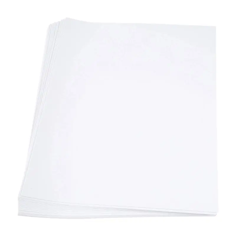Delicate Texture-Premium Printable Waterproof Vinyl Sticker Paper For Inkjet And Printer 210X280mm 60 Sheets Matte White Decal P