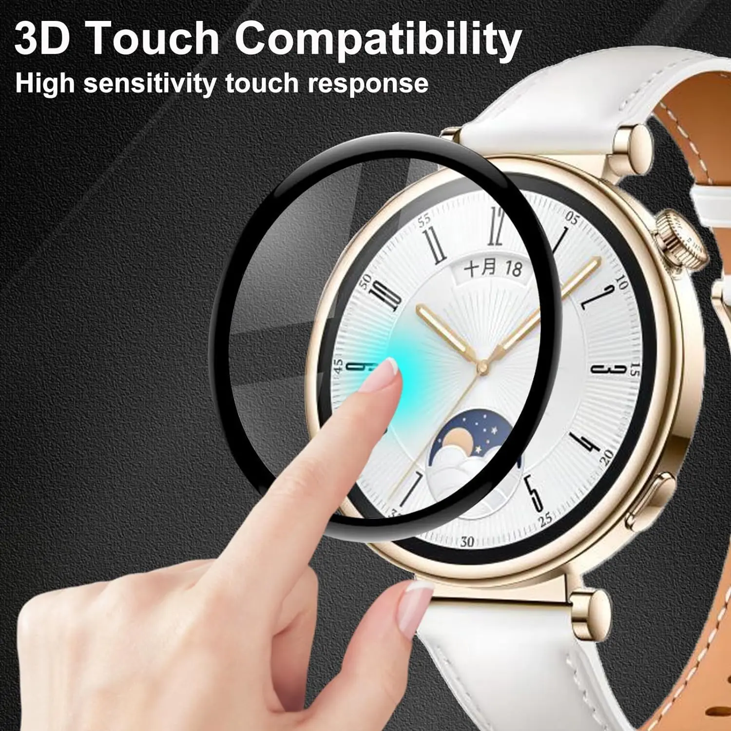 3D Screen Protective Film For Huawei Watch GT 3 Pro 46mm 43mm GT2 42mm Smart Protector Film GT 4 46mm 41mm Clear TPU Full Cover