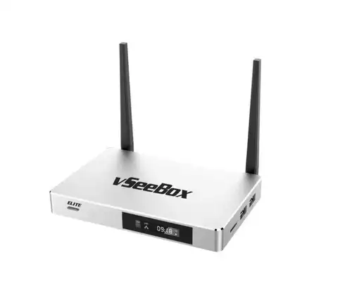 2025 Vseebox Elite 音声コントロール付き 4GB RAM 128GB ストレージ強力なストリーミング ボックス家庭に最適