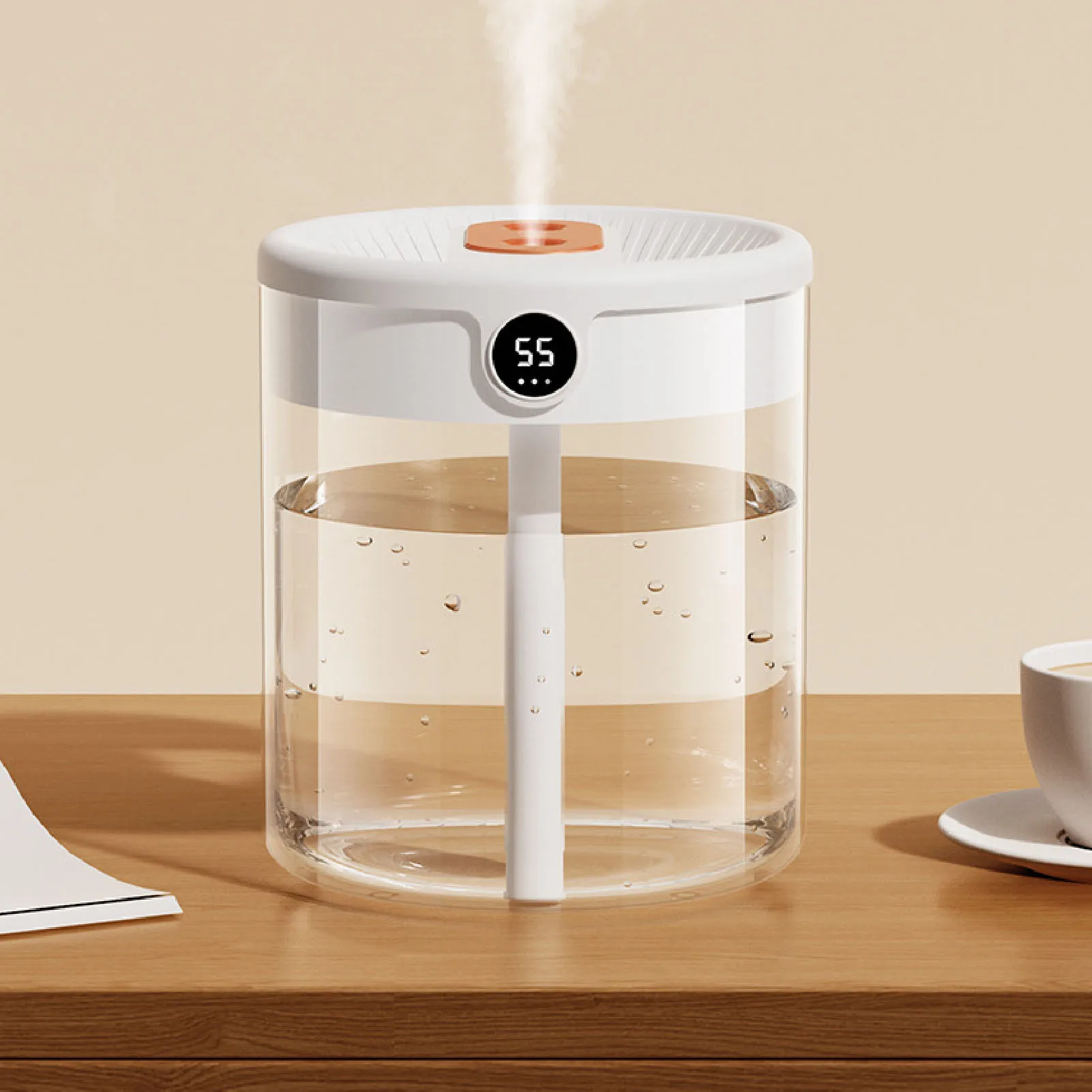 

2л дизайн с верхним наполнением, увлажнитель с прохладным туманом для спальни, тихий, с автоматическим отключением для домашнего офиса, использования на столе