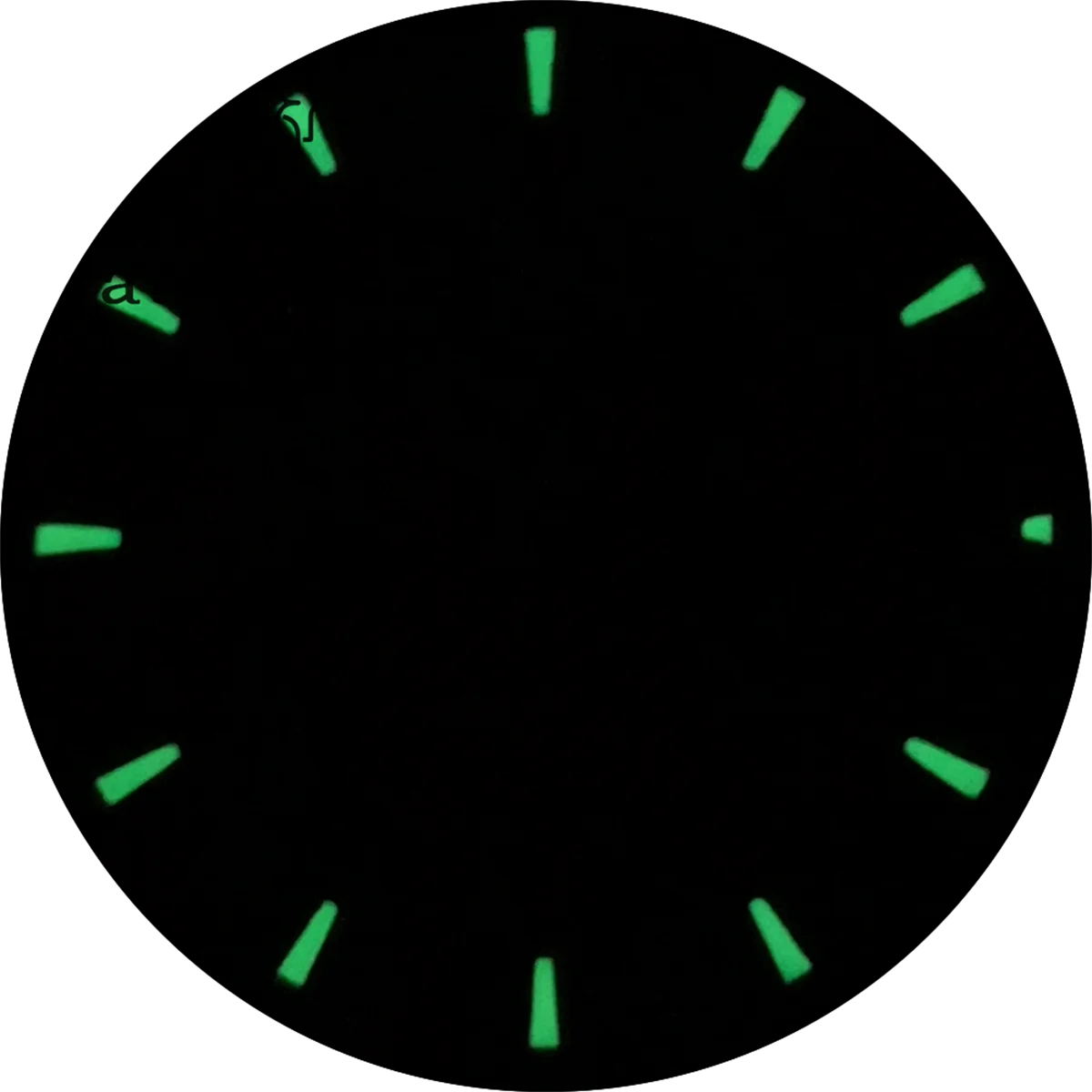 Bliger/ ไม่มีโลโก้/กำหนดโลโก้เองได้33.3มม. หน้าปัดนาฬิกา NH35สีดำสีขาวสีน้ำเงินสีเขียวหน้าปัดสีเขียวส่องสว่างเหมาะกับการเคลื่อนไหวของ NH36 NH35