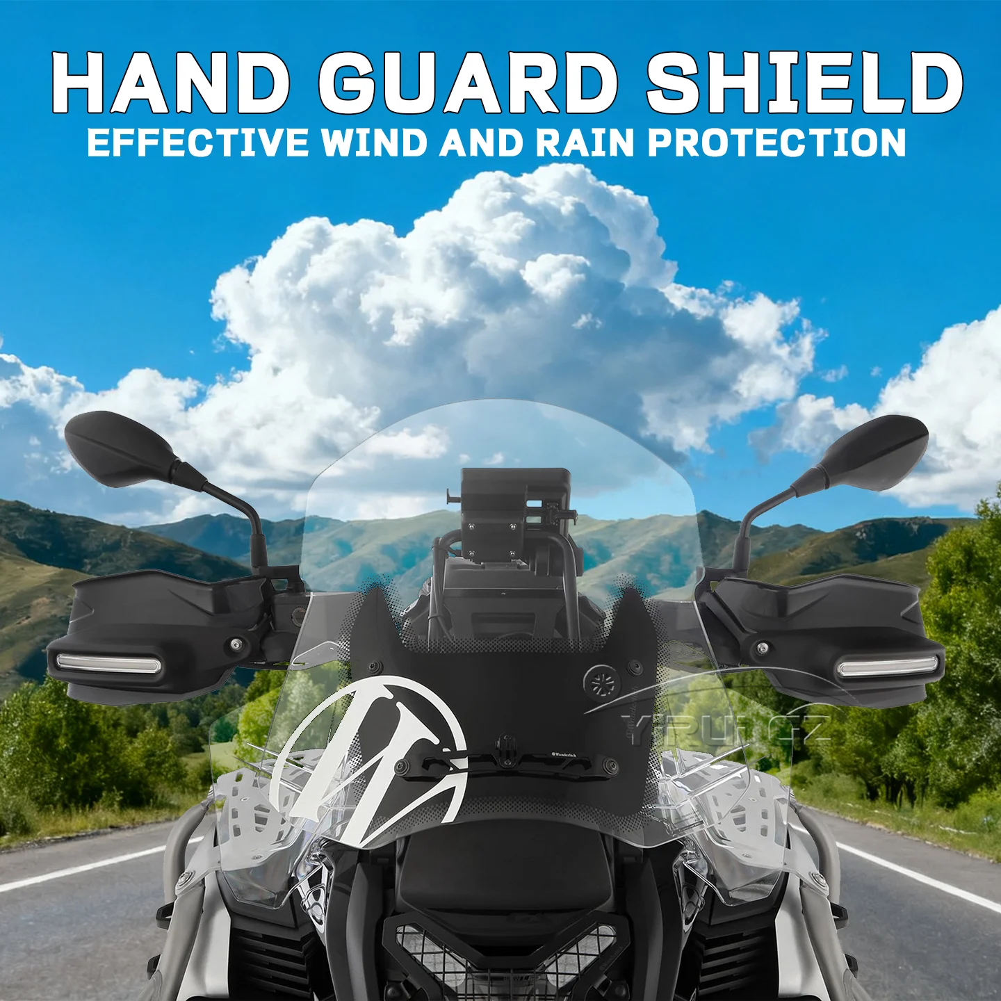 لسيارات BMW R1300GS 2023-2025 R1300GS ADVENTURE 2024-ملحقات الدراجات النارية المقود واقي اليد واقي اليد R 1300 GS ADV #3