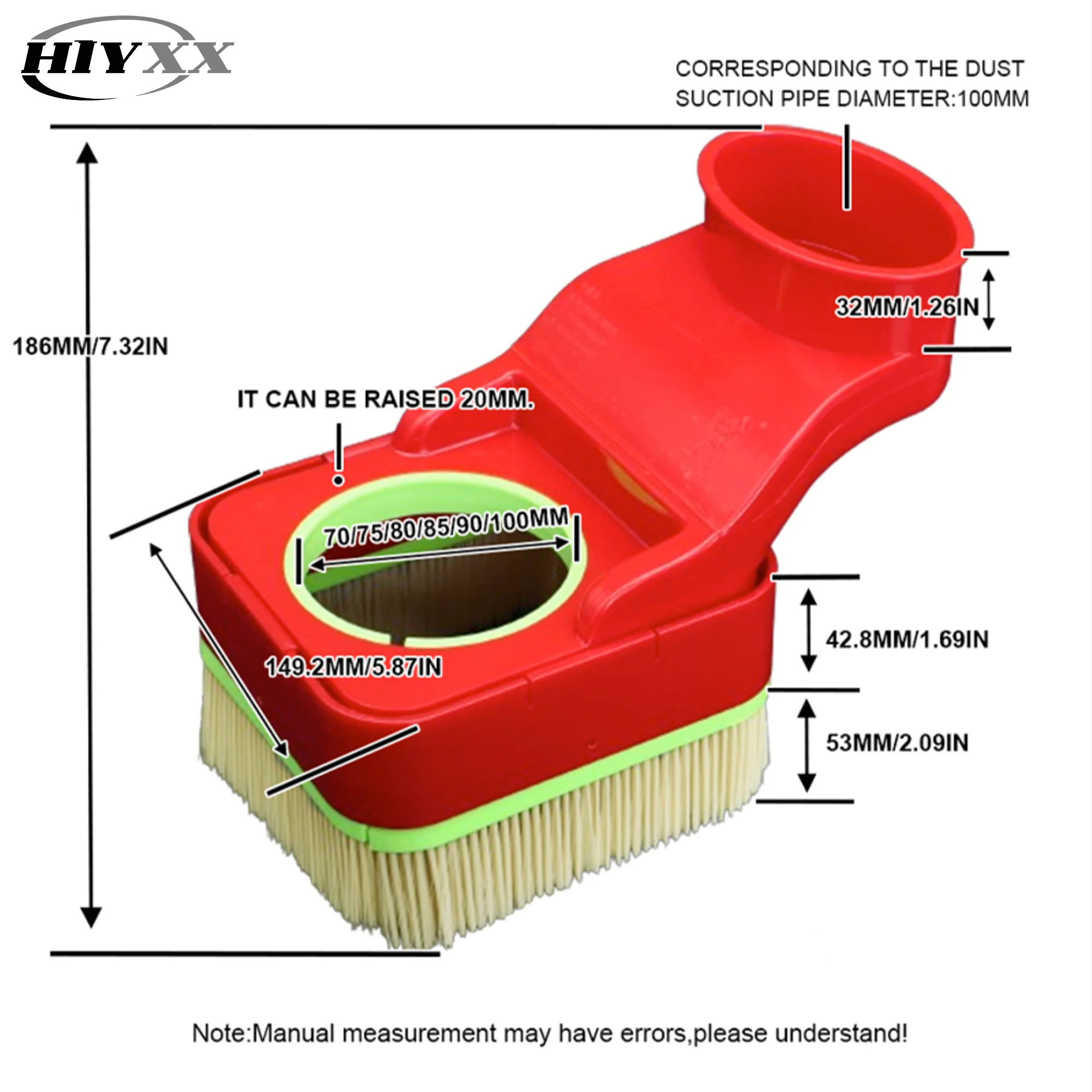 브러시가 포함된 범용 CNC 더스트 슈 키트 70-100mm 스핀들 커버 CNC 라우터 조각기용 더스트 부트 콜렉터