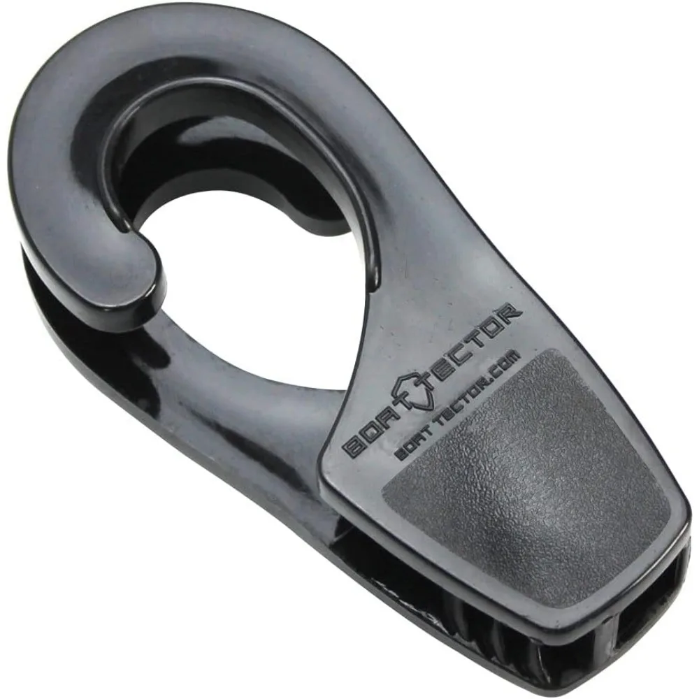 Cabides para pára-choque de trilho de barco, 1" pretos, pacote de 2 de valor para proteção marítima