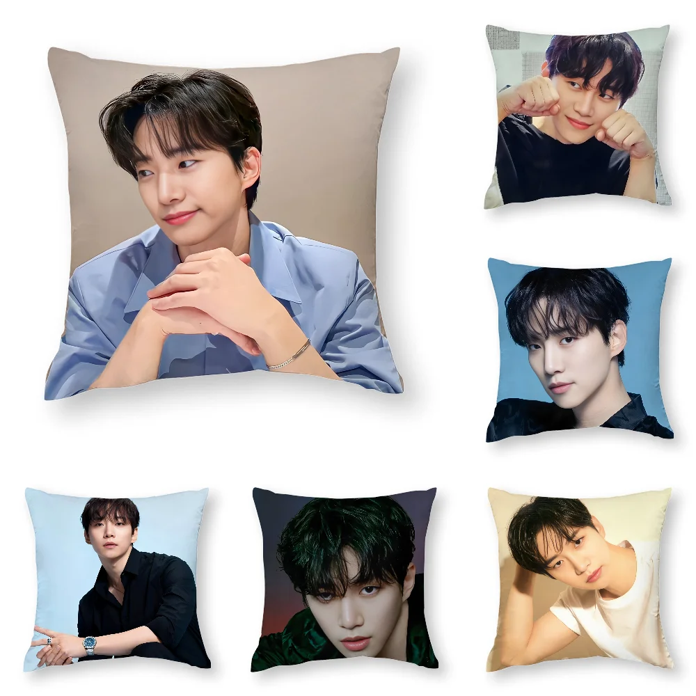 

Kpop Lee J-Junho Pillow Case 3D Print Polyester Fiber 40*40 cm Home Sofa Throw Pillow Cover Decoration Festival Gift