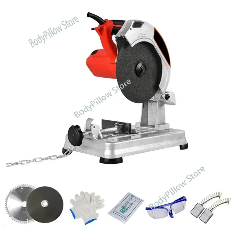 Metal Profile Cutting Machine 220V Multi-Function Desktop Aluminum Cutter 1200W Cut-Off Machine Electrical Tools