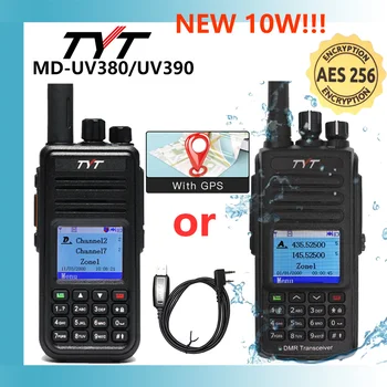Tyt neue aes256 verschlüsse lungs MD-UV380/390 digital walkie talkie vhf uhf dual band wasserdichtes radio gps ham radio dmr walkie talkie