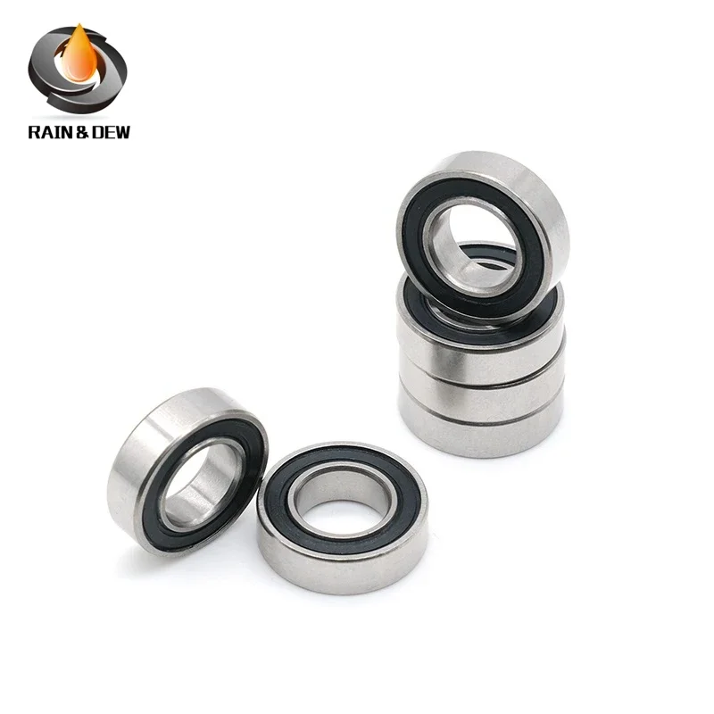 10PCS 629 RS Bearings ABEC-7 9x26x8 mm  Ball Bearing Parts For Hobby RC Car Truck  Black Sealed 629rs 629-2RS