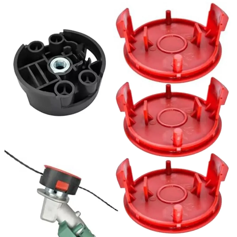 

AFS 23-37 Lawn Mower Accessories Bundle Plastic 3 Hats And 1 Base For BOSCH AFS 23-37 Lawn Mowers Garden Power Tool Accessories