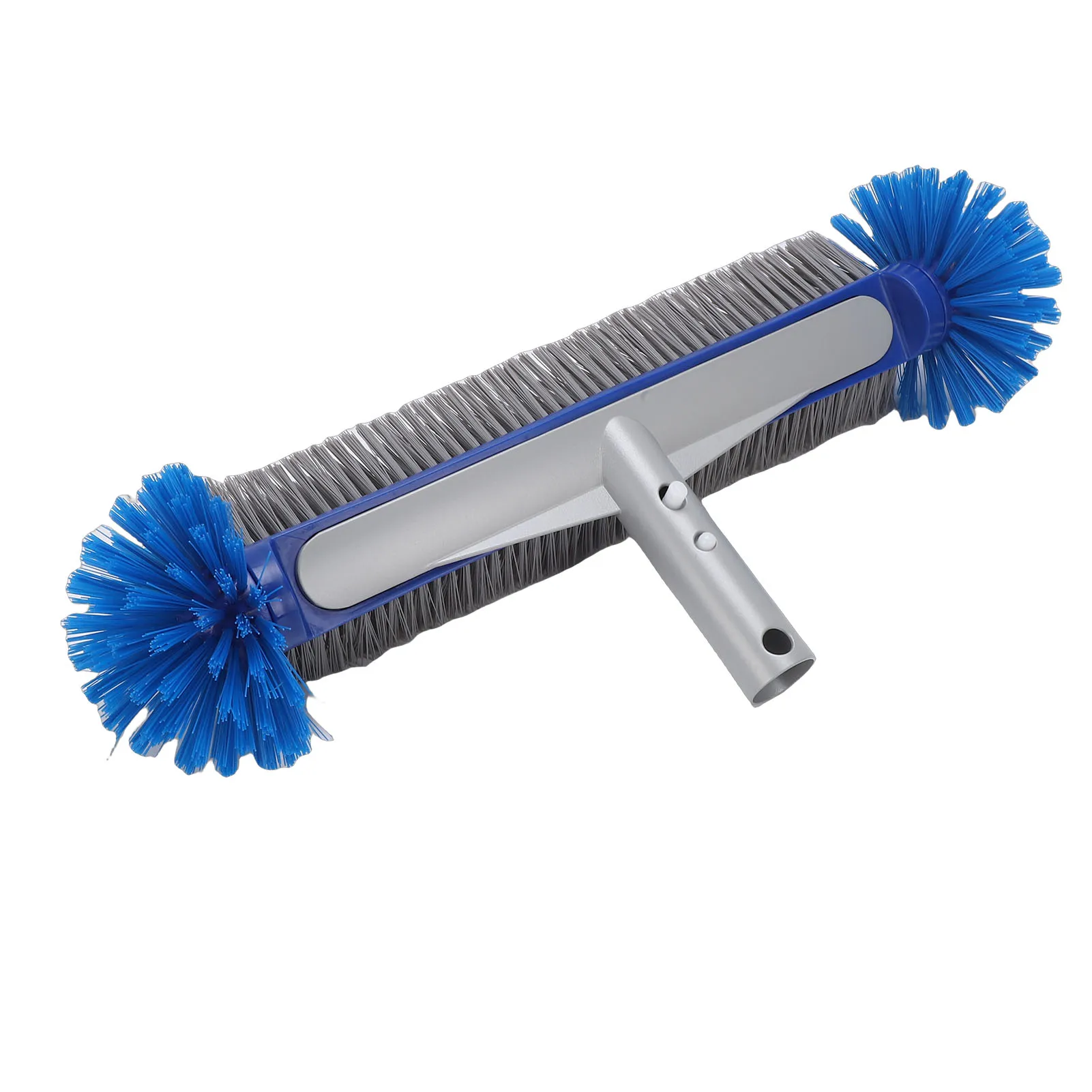 44cm Pool Brush Head with Round Ends Nylon Bristles Swimming Pool Brush Head for Cleaning Pool Wall Floors Steps Corners