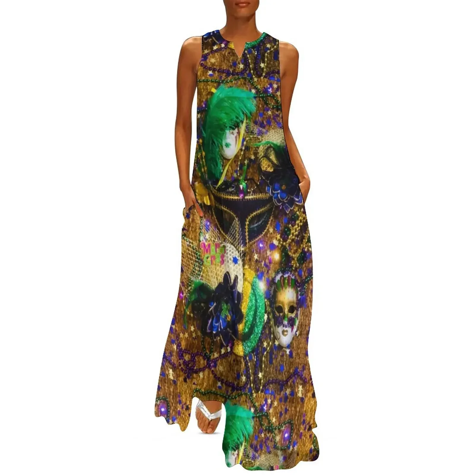 Mardi Gras Carnival Ic Long Dress dresses for special events Women