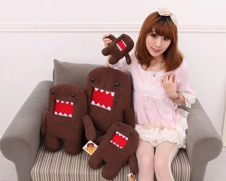 20/30/40cm Japan Domo Kun Creative Cute Plush Toys Domokun Cartoon Stuffed Dolls For Kid Birthday Gift