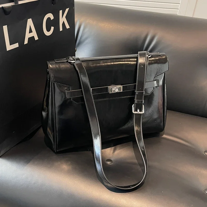 

Элегантная женская кожаная модная сумка через плечо, роскошная дизайнерская сумка через плечо, классическая сумка-тоут для повседневной одежды