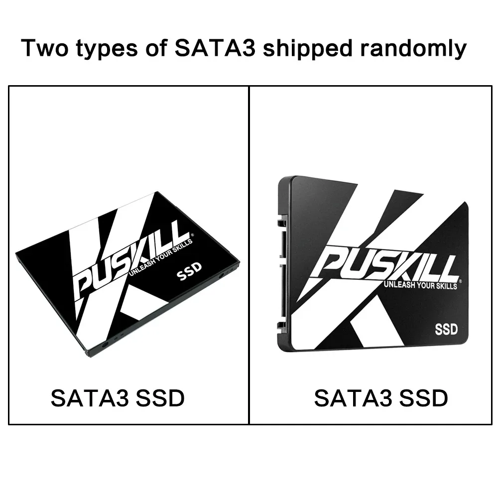 PUSKILL Solid State Drive SATA3 Hard Disk 120GB 128GB 240GB 256GB 512GB 1TB SSD for Desktop Laptop