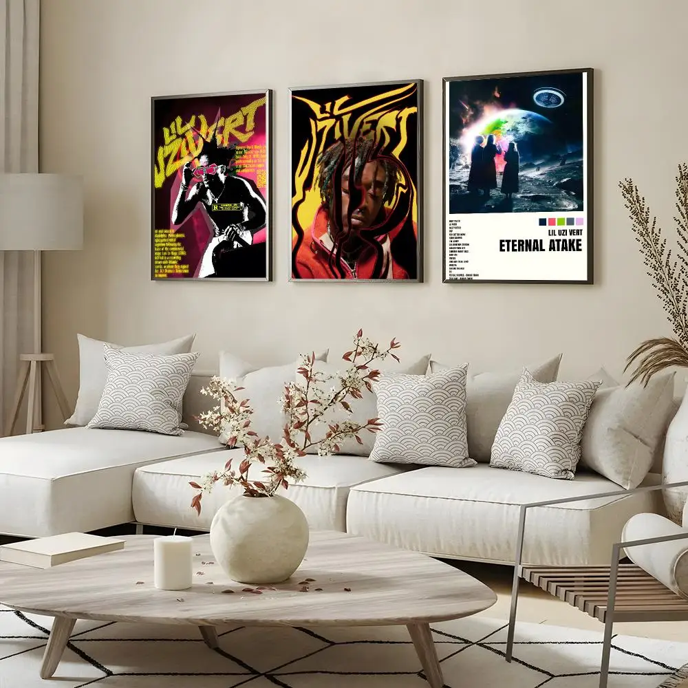 Rapper Lil Uzi Vert Poster canvas wall art print wall painting home decor living room bedroom wall picture