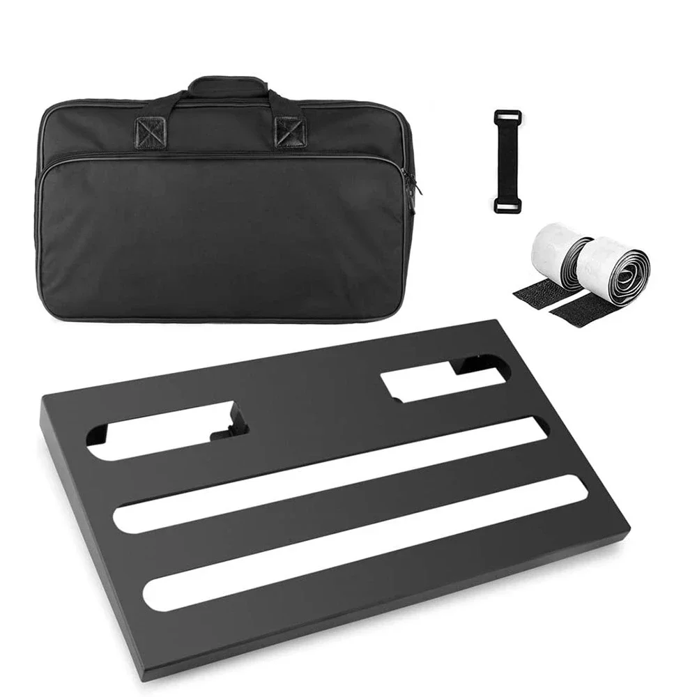 Large Guitar Effects Pedalboard Aluminum Alloy 50 x 28 cm 20 x11