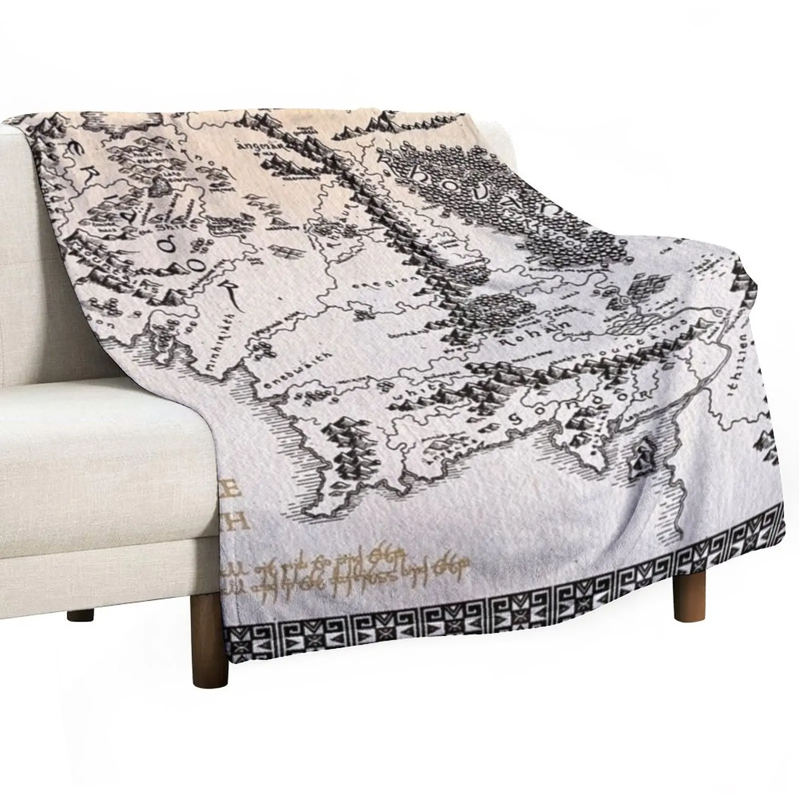 

New The Middle Earth Throw Blanket funny gift Stuffeds Blankets