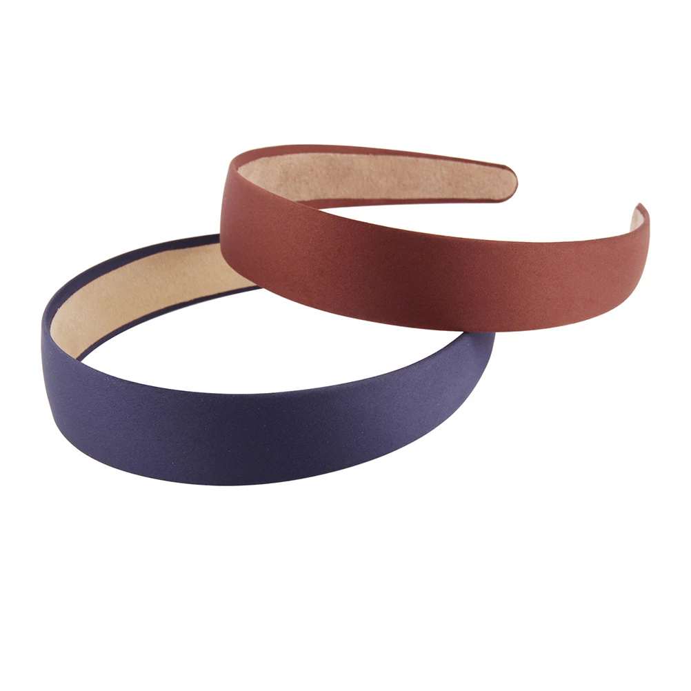 

10 шт., обручи для волос с широкой лентой, вечерние аксессуары для волос для женщин и девочек, головной убор для косплея, маскарад, сценическое представление, простой однотонный