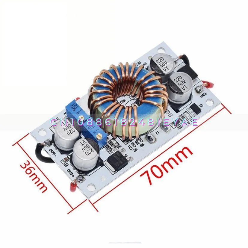 DC-DC 250W 10-50V Adjustable Boost Constant Voltage Constant Current Vehicle LED Driver Aluminum Substrate, Power Module