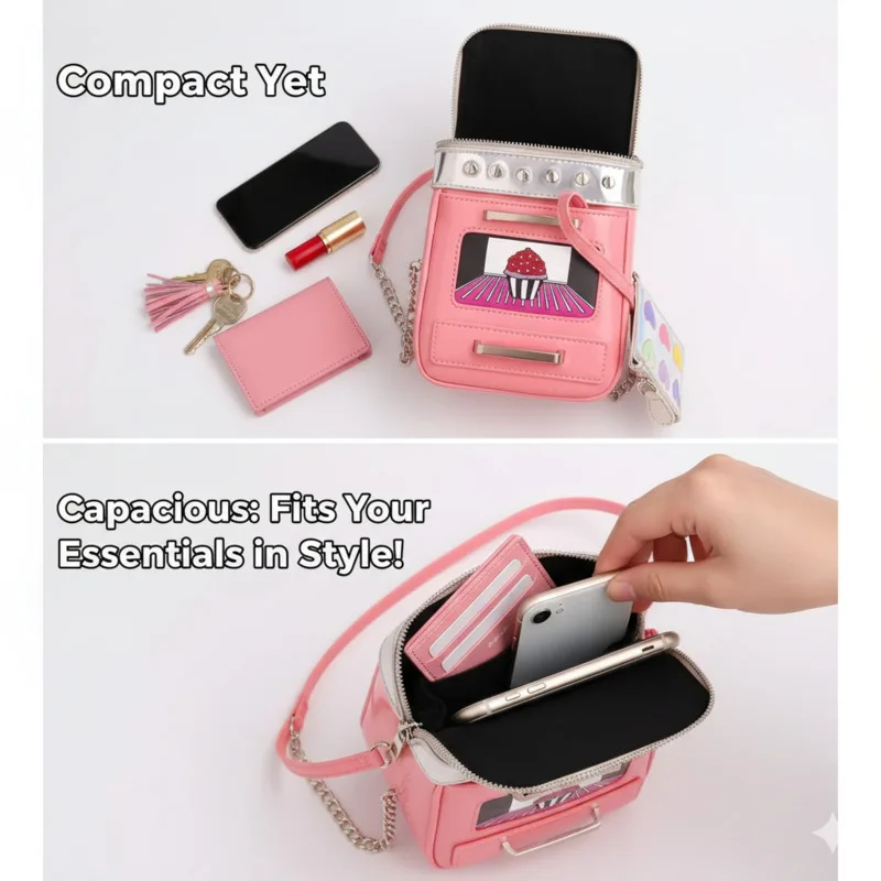 Torebki damskie Y2K cylindryczne torby crossbody Itabag modne urocze okrągłe torby na ramię dziewczęce modne portmonetki na co dzień na wyjścia prezenty nowe