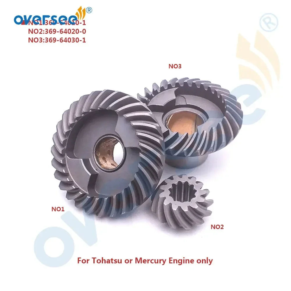 For Tohatsu Nissan Outboard Motor Gear 2 2.5HP 3.5 4HP 5HP 6HP 369-64020 369-64010 369-64030 FOR a SET