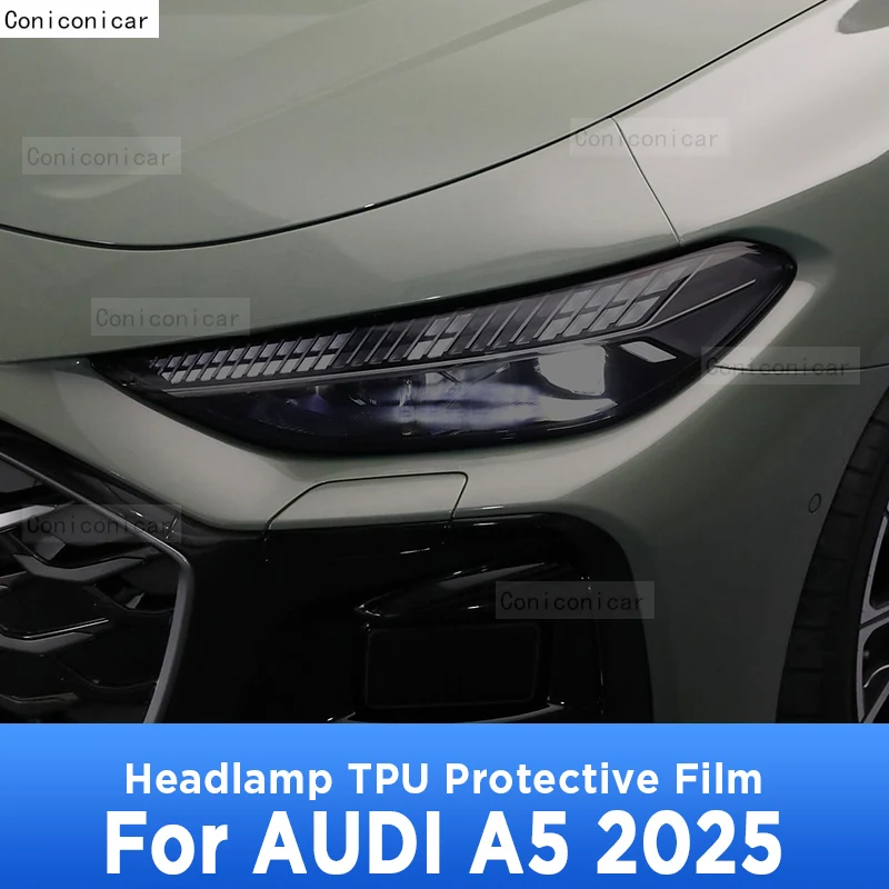 

For AUDI A5 2025 TPU Car Exterior Headlights Anti-Scratch Protective Film Cover Headlamps Repair Accessories Sticker