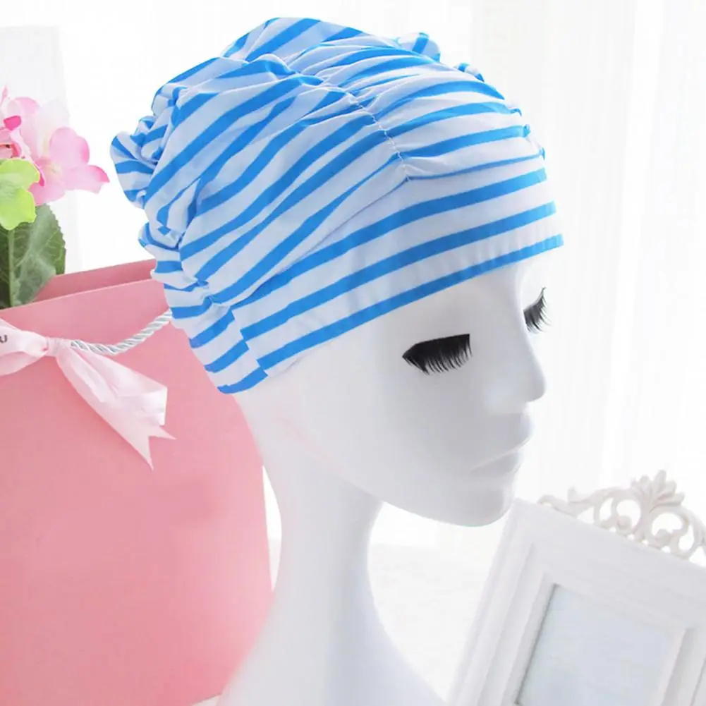 Gorro de baño para adultos, práctico gorro de baño deportivo antideslizante de Color sólido para mujer