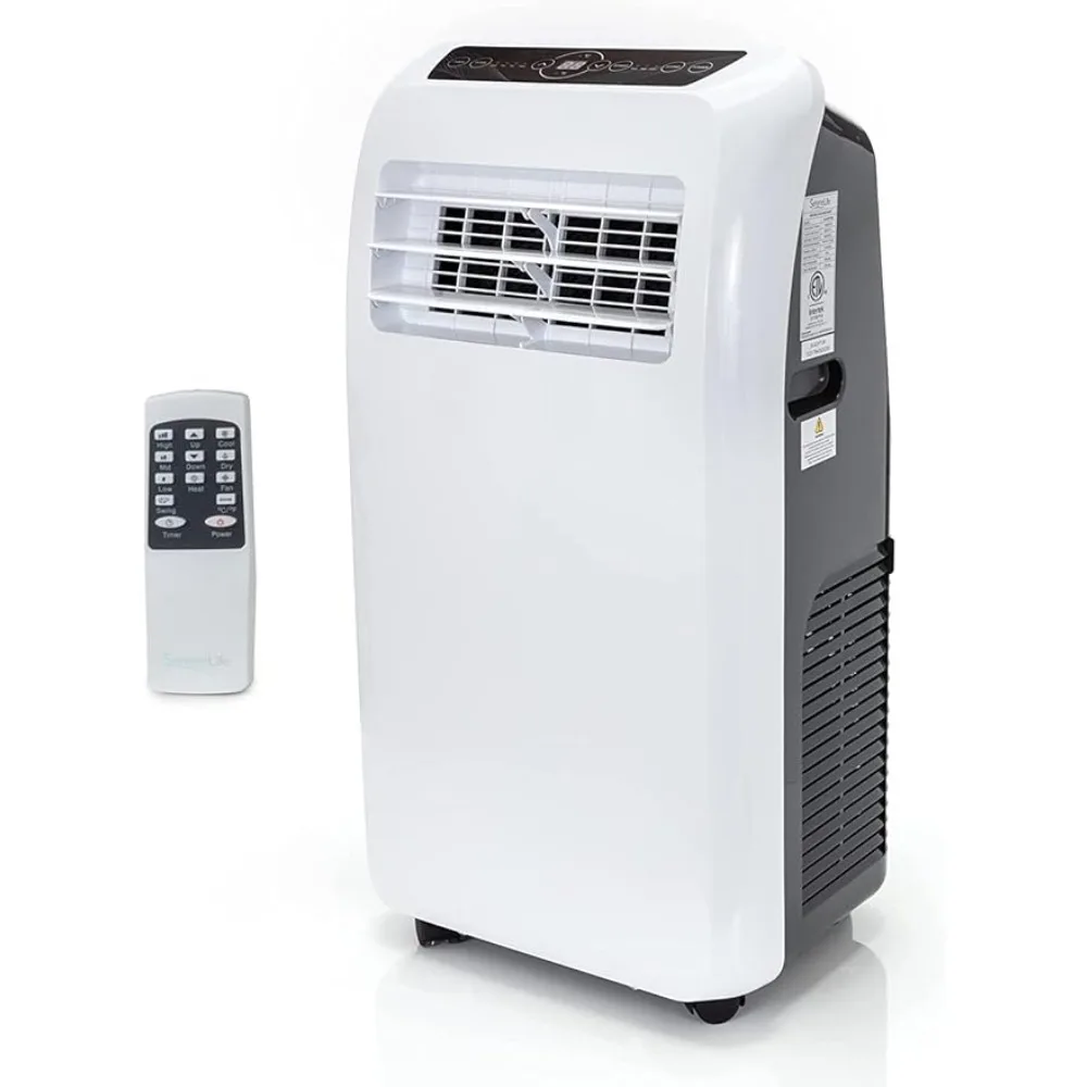 

Threein one portableai conditioner with built-in dehumidifier function, fan mode remote control,window installation,exhaust kit