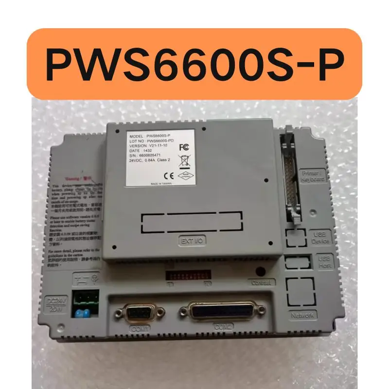 Second hand PWS6600S-P touch screen test OK, fast  shipping
