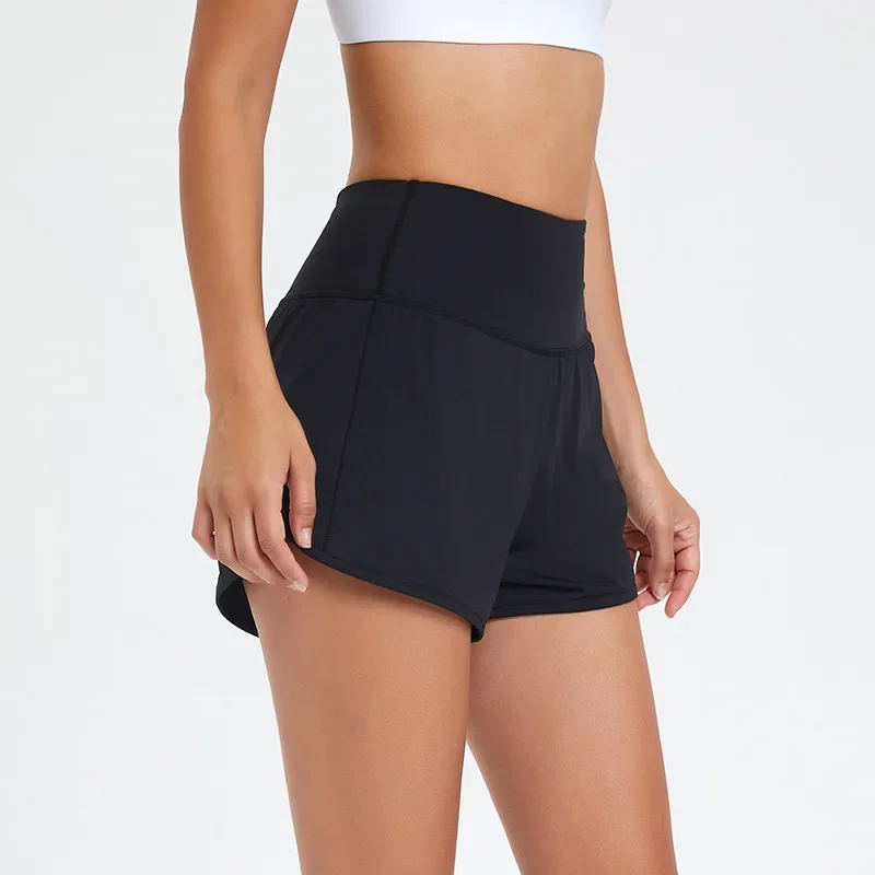 2024 Summer New Fitness Sports High Waist Running Shorts Women's Yoga Pants