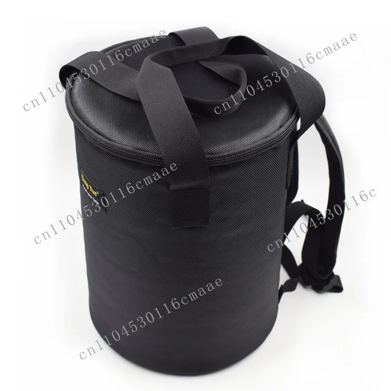 1129 Round  Trash Can Cylindrical Computer Host Handheld Shoulder Storage Bag Customized