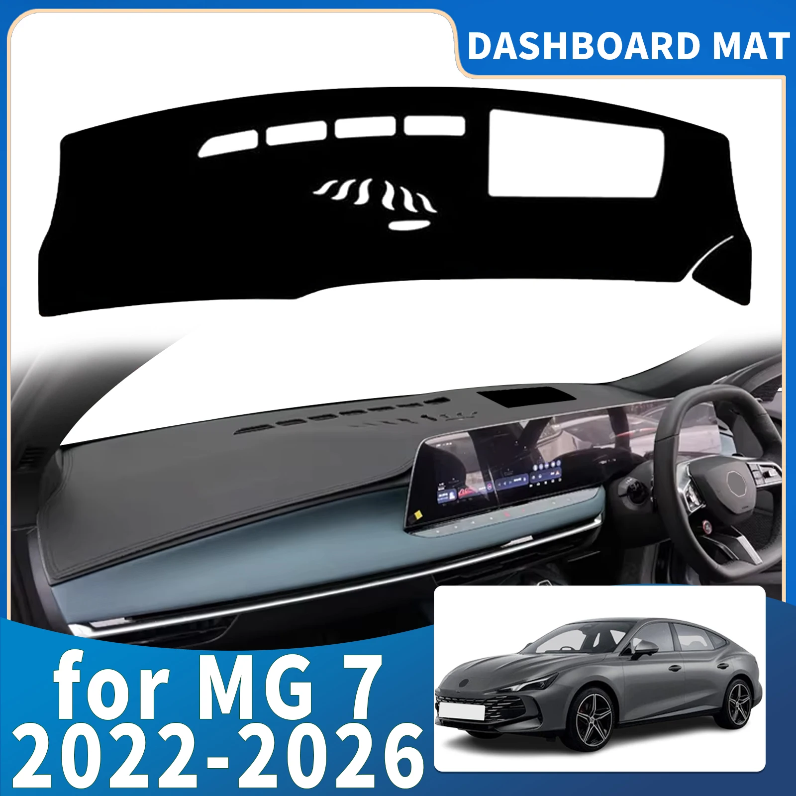 

fit for MG MG 7 MG7 2022-2026 Car Accessories Dashmat Dashboard Cover Pad DashMat Sunshade Protective Carpet Leather